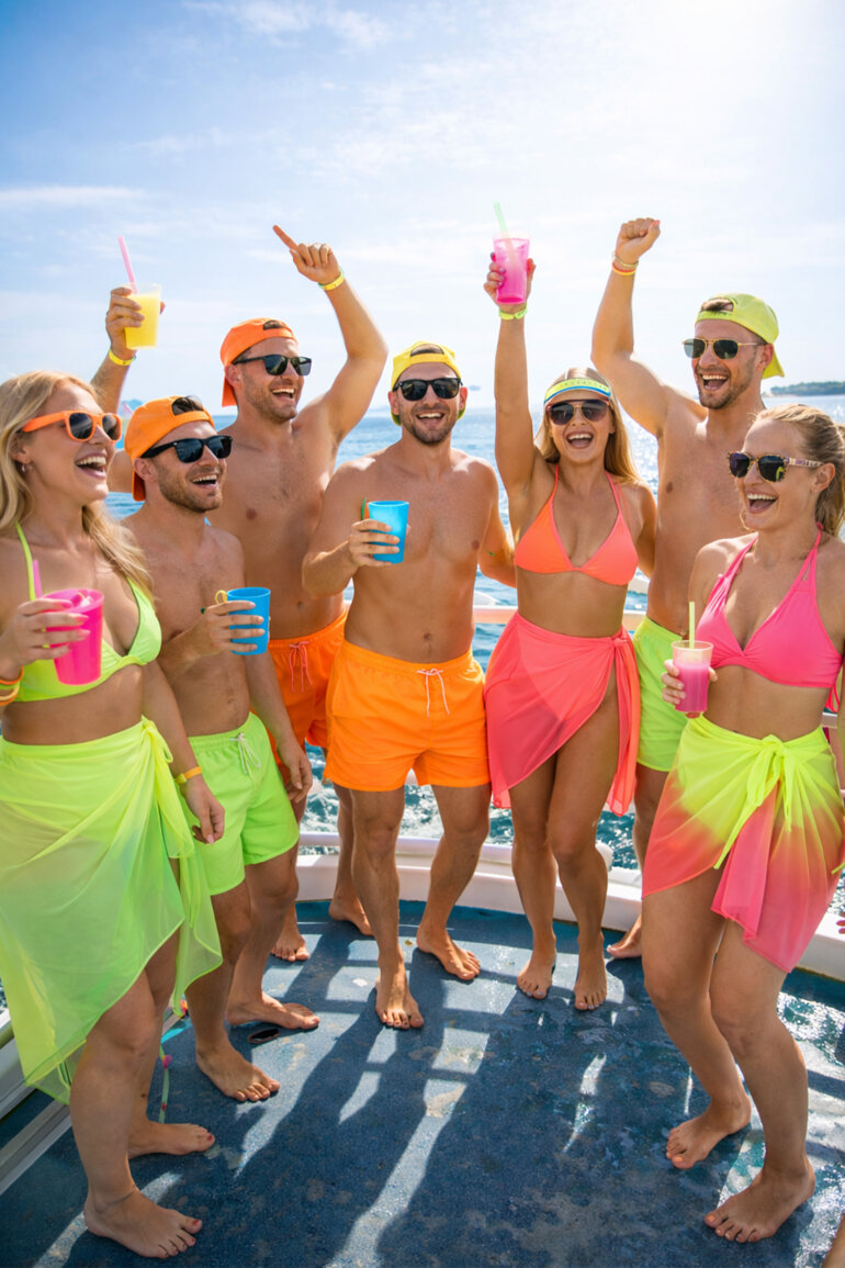 Bachata Party Boat – Summer Neon Heat